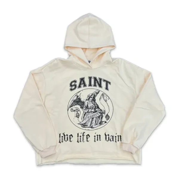 Cream Saint Vanity Live Life In Vain Hoodie