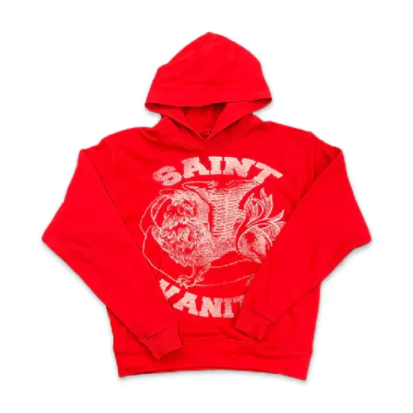 Red Saint Vanity Logo Hoodie