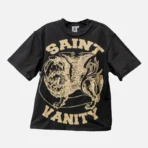 Black/Cream Saint Vanity Griffin Short Sleeve T-Shirt