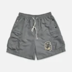 Grey Saint Vanity Nylon Zip-Up Short Set - Image 3