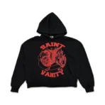 Black/Red Saint Vanity Griffin Hoodie