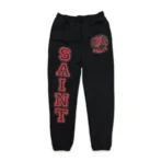 Black-Red Saint Vanity Griffin Sweatpants