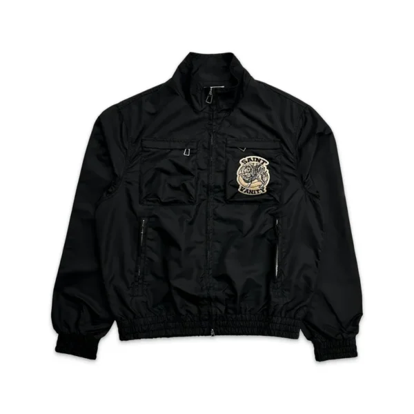 Black Saint Vanity Nylon Cargo Zip-Up Jacket