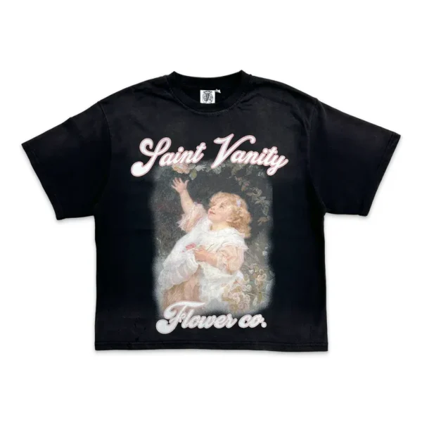 Black Saint Vanity SV Flower Girl Tee