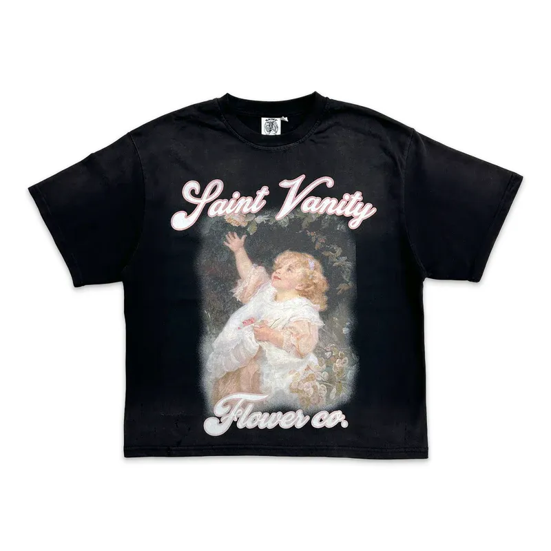 Black Saint Vanity Sv Flower Girl Tee