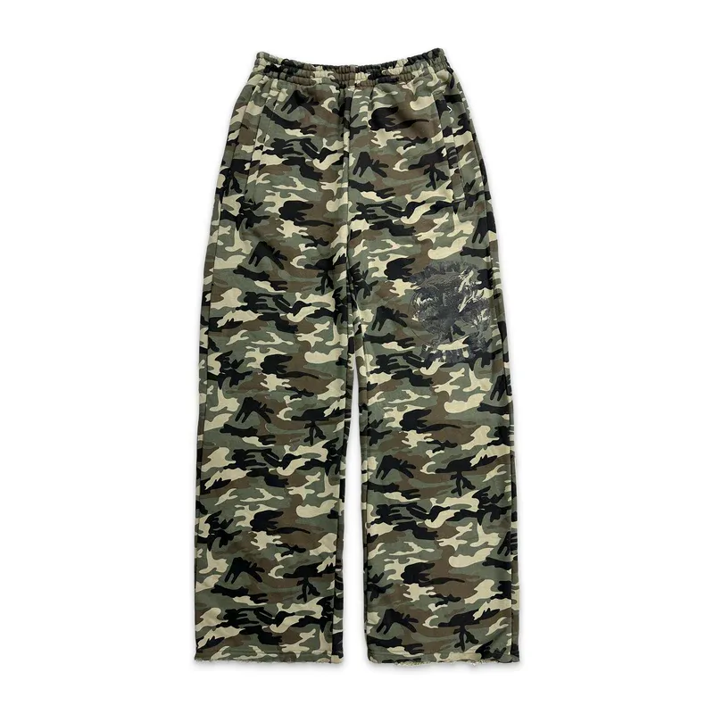 Camo Saint Vanity Straight Leg Sweatpants - Saint Vanity Camo Saint Vanity Straight Leg Sweatpants