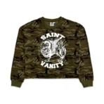Green Camo Saint Vanity Thermal Long Sleeve Tee