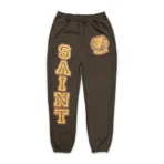 Grey-Burgundy Saint Vanity Griffin Sweatpants