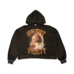 Grey/Burgundy Saint Vanity Printed Hoodie