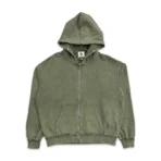 Olive Saint Vanity French Terry Studded Zip-Up Hoodie
