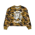 Orange Camo Saint Vanity Thermal Long Sleeve Tee