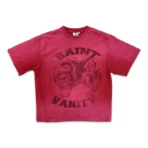 Red Saint Vanity Rules Reversible Tee Back