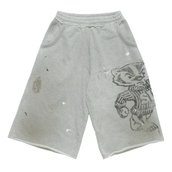 Black/Grey Saint Vanity BAGERS Long Shorts